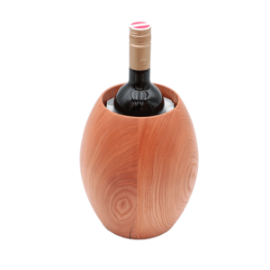 Wein Flaschenkühler aus Holz Ulme
