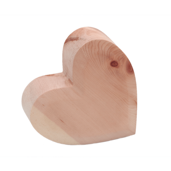 Herz aus Holz Hochzeitsgeschenk