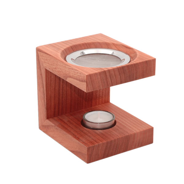 Räucherhäuschen aus Holz für Teelicht