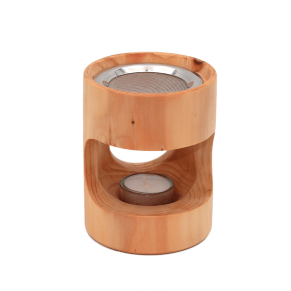 Räucherhäuschen aus Holz für Teelicht