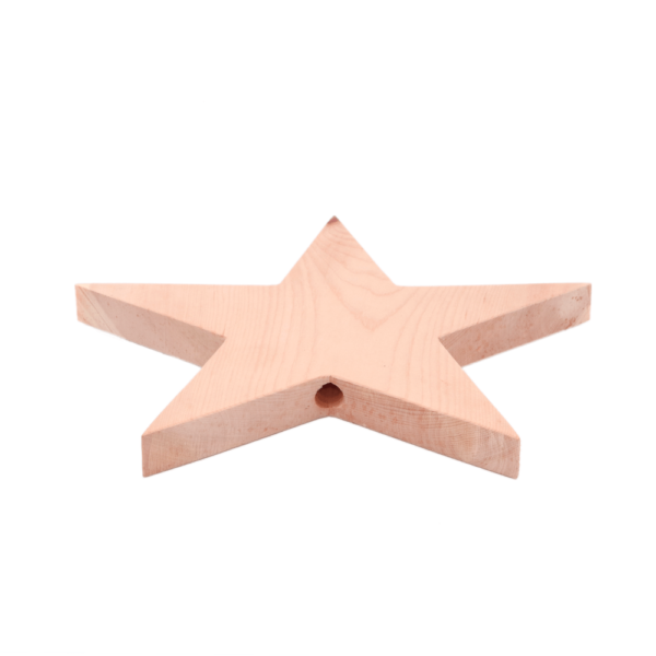 Stern aus Zirbenholz