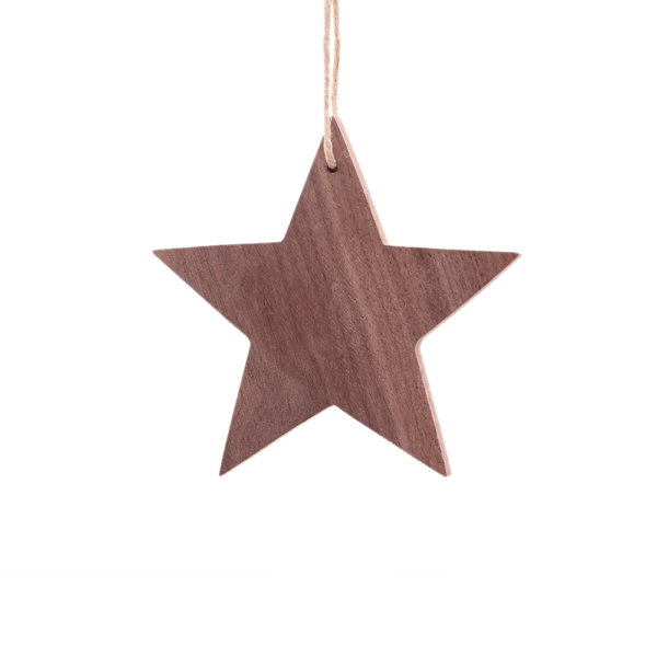 Stern aus Holz zum Aufhängen