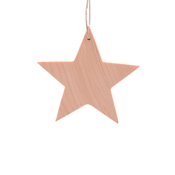 Stern aus Holz zum Aufhängen