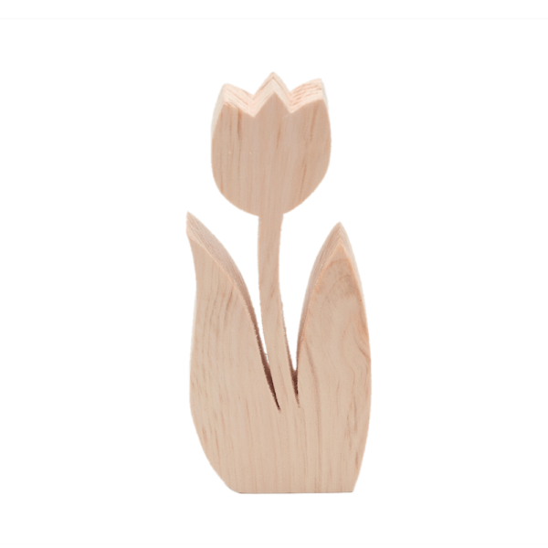 Tulpe aus Holz