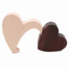 2..Herzen (Zirbe & Nuss) – Bild 2